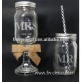 New design 350ml redneck wine glass with straw